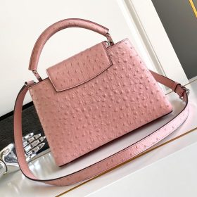 Capucines Strauß Rosa/Silber 31 cm