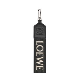 Anagram-Armband aus Jacquard und Kalbsleder
