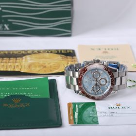 Daytona Cosmograph Platinum/Blau 40 mm