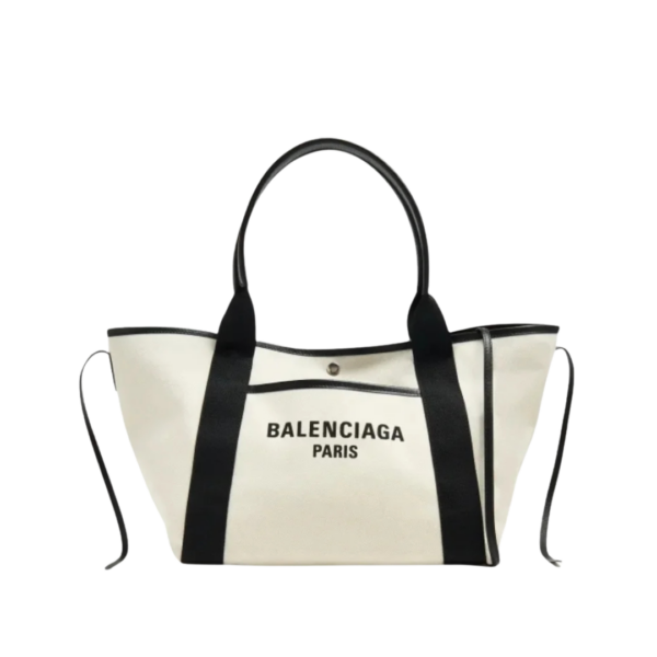 Biarritz Tote Beige Canvas 30 cm