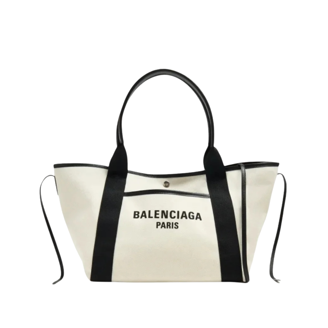 Biarritz Tote Beige Canvas 30 cm