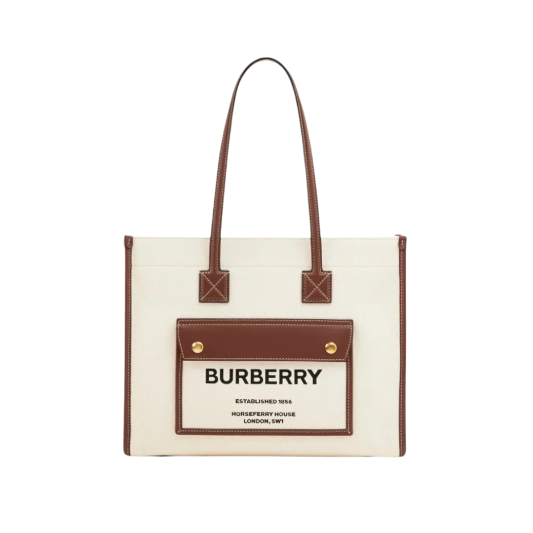 Freya Tote Braun/Creme 40 cm