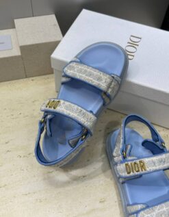 Blauw denim met Cannage-motief
