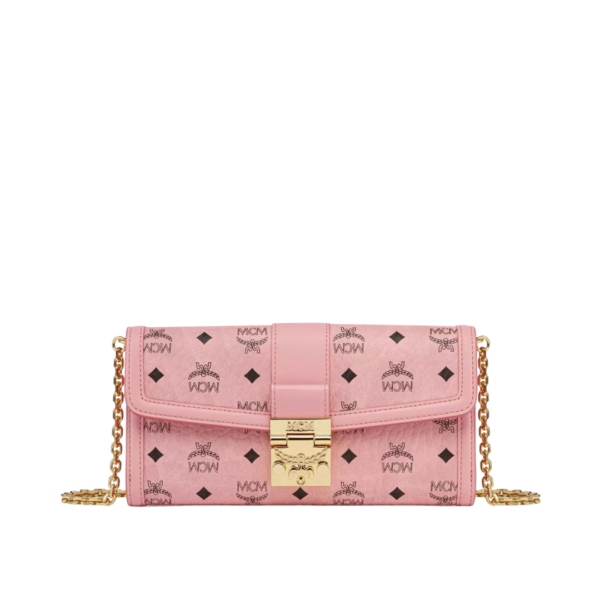 MCM Tracy Geldbörse Rosa 19 cm