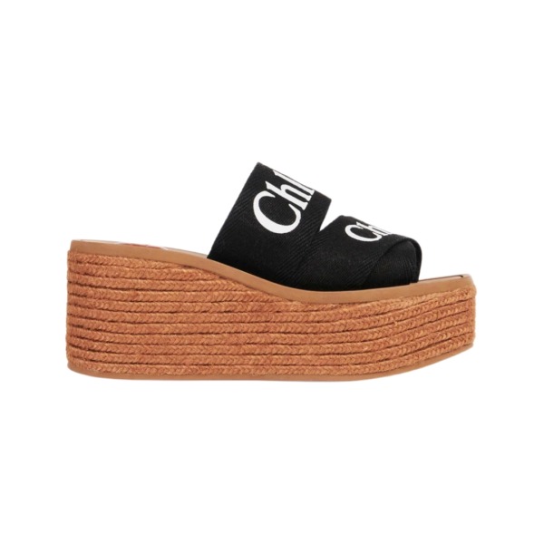 Mules Espadrilles Woody Schwarz