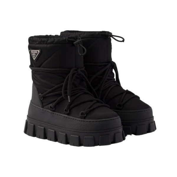 Après-Ski-Stiefel aus Re-Nylon-Gabardine