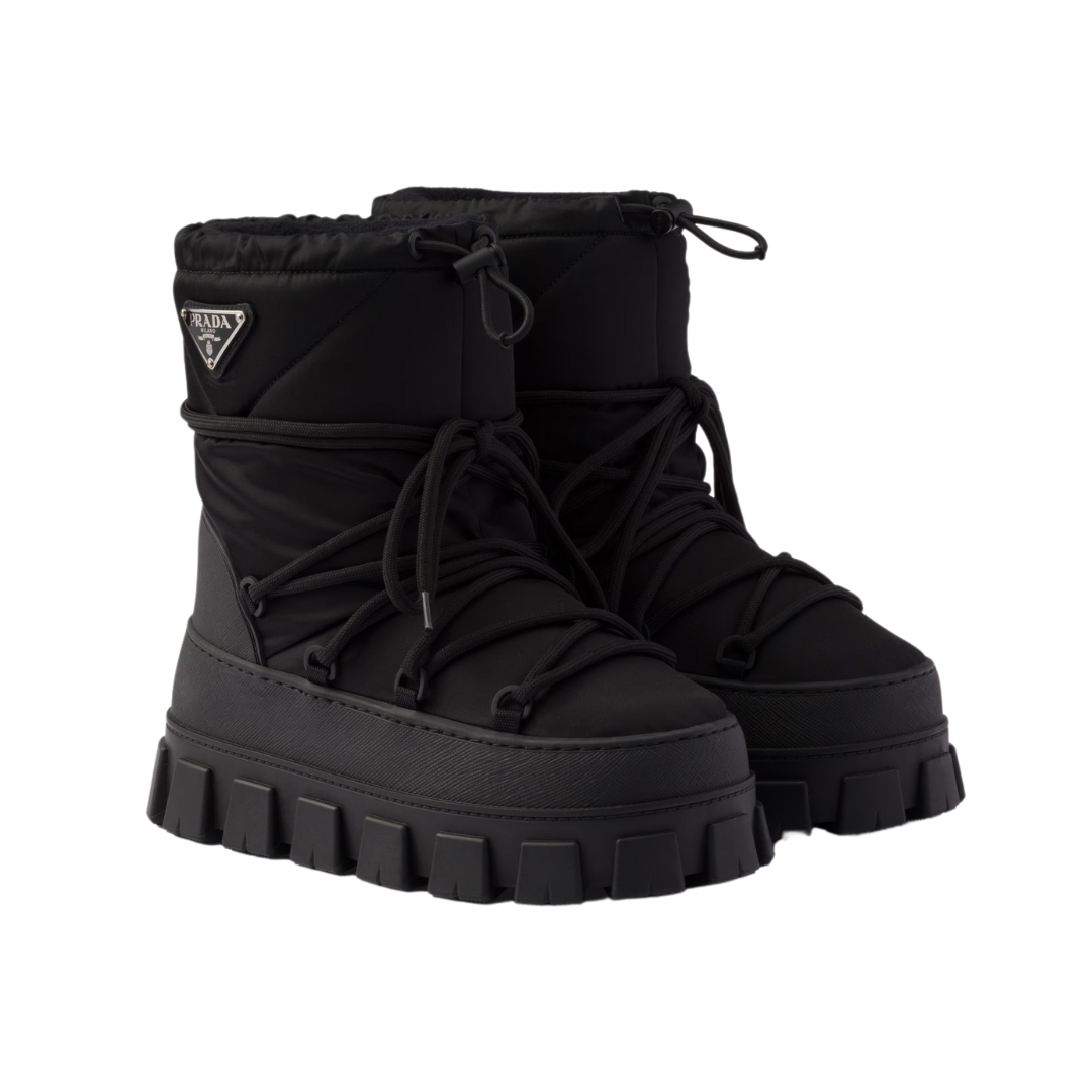 Après-Ski-Stiefel aus Re-Nylon-Gabardine