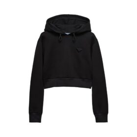 Beschnittene Kapuzenjacke