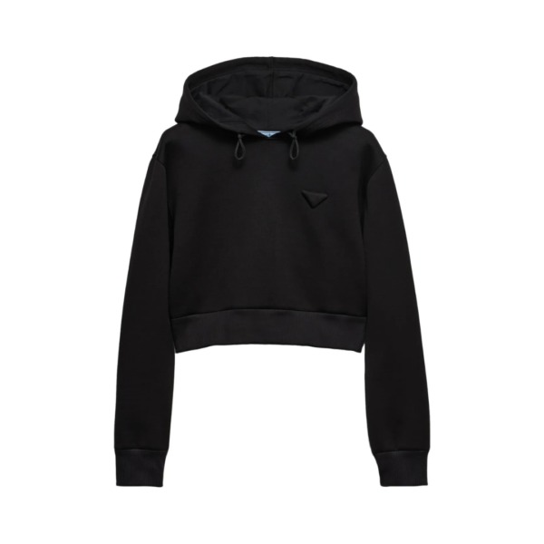 Beschnittene Kapuzenjacke