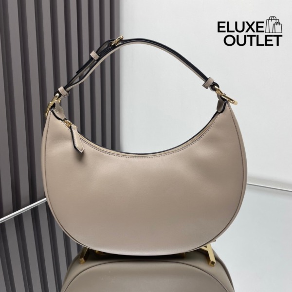 Ledertasche in Taubengrau  24.5cm