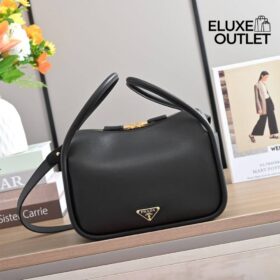 Darling Lederhandtasche in Schwarz 18cm