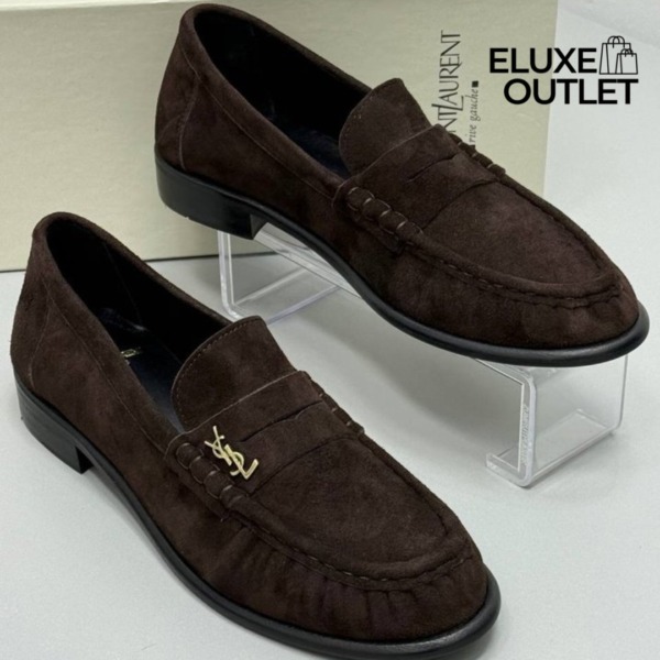 Le Loafer Penny Slippers aus Wildleder