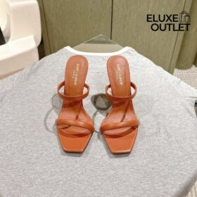 Opyum Slingback Sandalen aus pflanzlich gegerbtem Leder 8.5cm