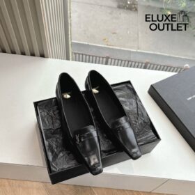 Poppy Ballerinas aus glattem Leder