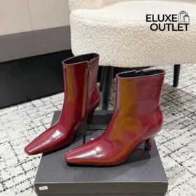 Jill Stiefeletten aus glattem Leder 9.5cm