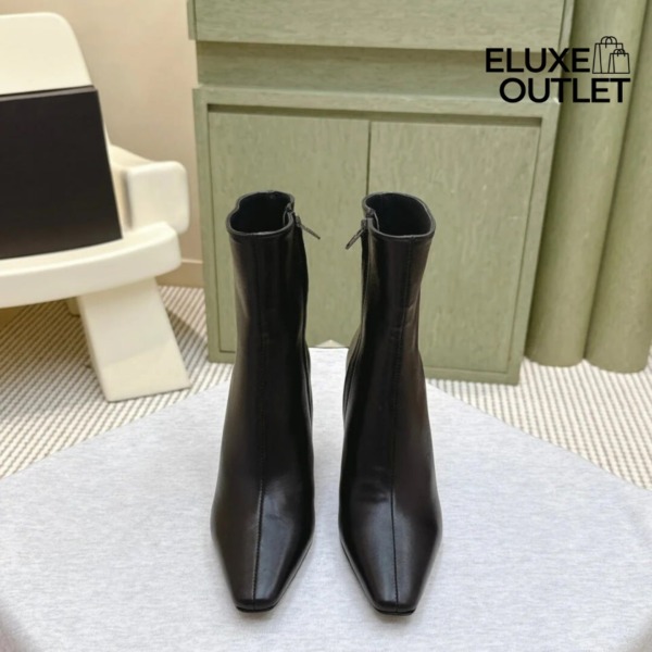 Jill Stiefeletten aus glattem Leder 7.5cm