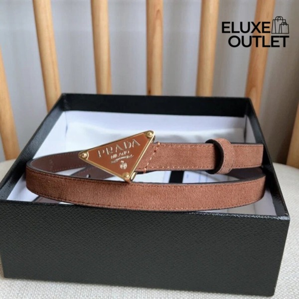 Wildledergürtel Kakao-Braun 1.5cm