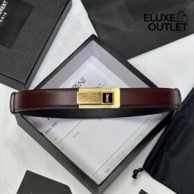 LA 66 dünner Gürtel aus glattem Leder 2cm
