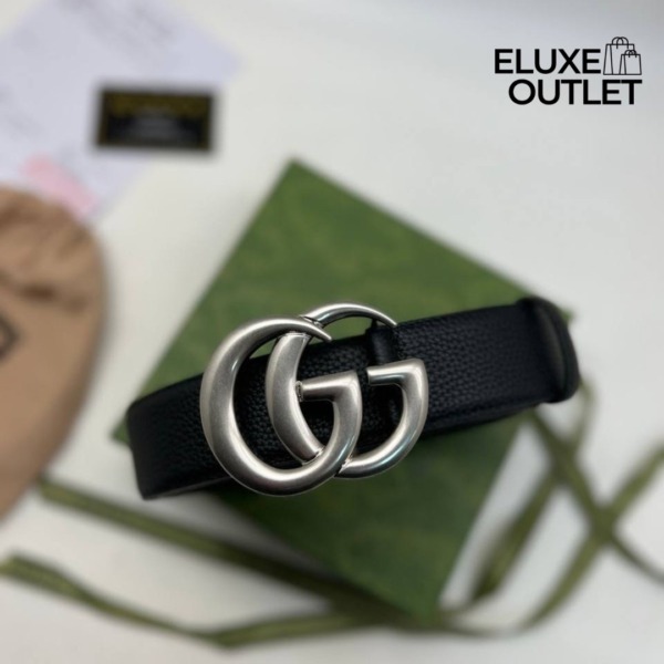 GG Marmont schmaler Schwarz 3cm