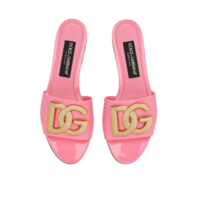 Lackleder-Slides mit DG-Logo