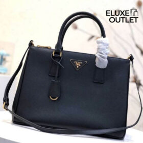 Die schwarze Galleria Ledertasche 22.5cm