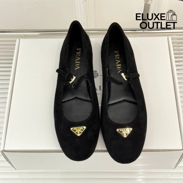 Wildleder-Ballerinas
