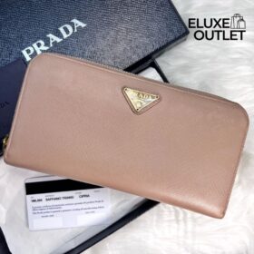 Saffiano-Leder in Puderrosa 10.3cm