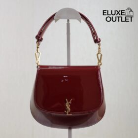 Voltaire Lackleder Weinrot 17.5 cm