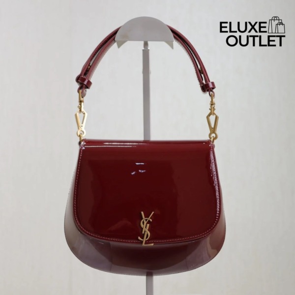 Voltaire Lackleder Weinrot 17.5 cm