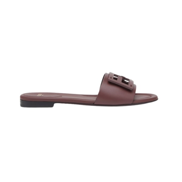 Flip-Flops aus braunem Leder