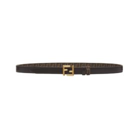 Beidseitiger Gürtel aus schwarzem Leder 2cm