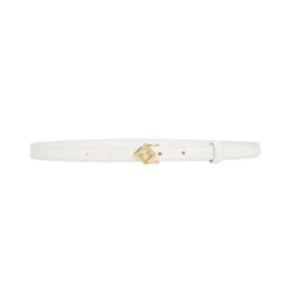 Riemen aus weißem Leder 1.5cm