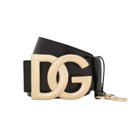 Kalbsleder-Gürtel mit DG-Logo 5cm