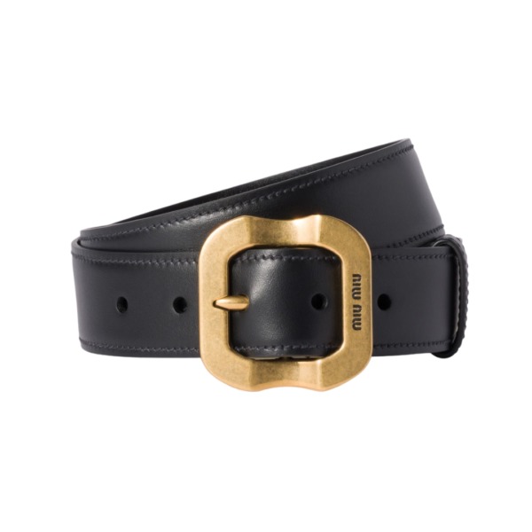Leder Schwarz  3.5cm