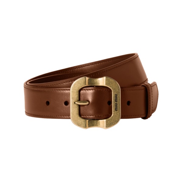 Leder Karamell  3.5cm