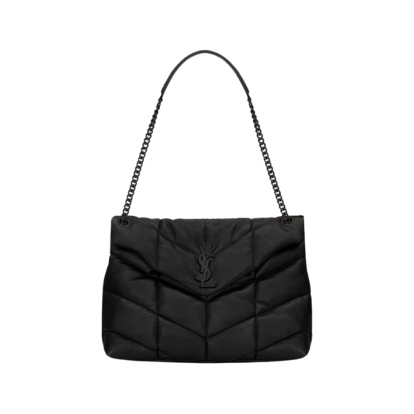 Puffer Medium aus Nappaleder 35cm