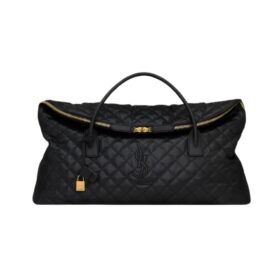 ES Giant Travel Bag aus gestepptem Leder 56cm