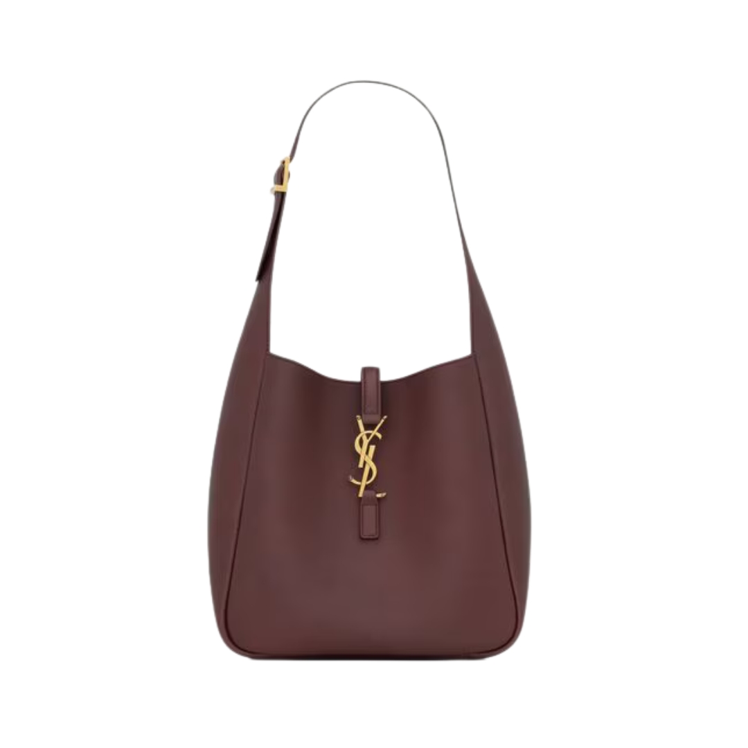 Le 5 à 7 Supple Small aus genarbtem Leder 23cm