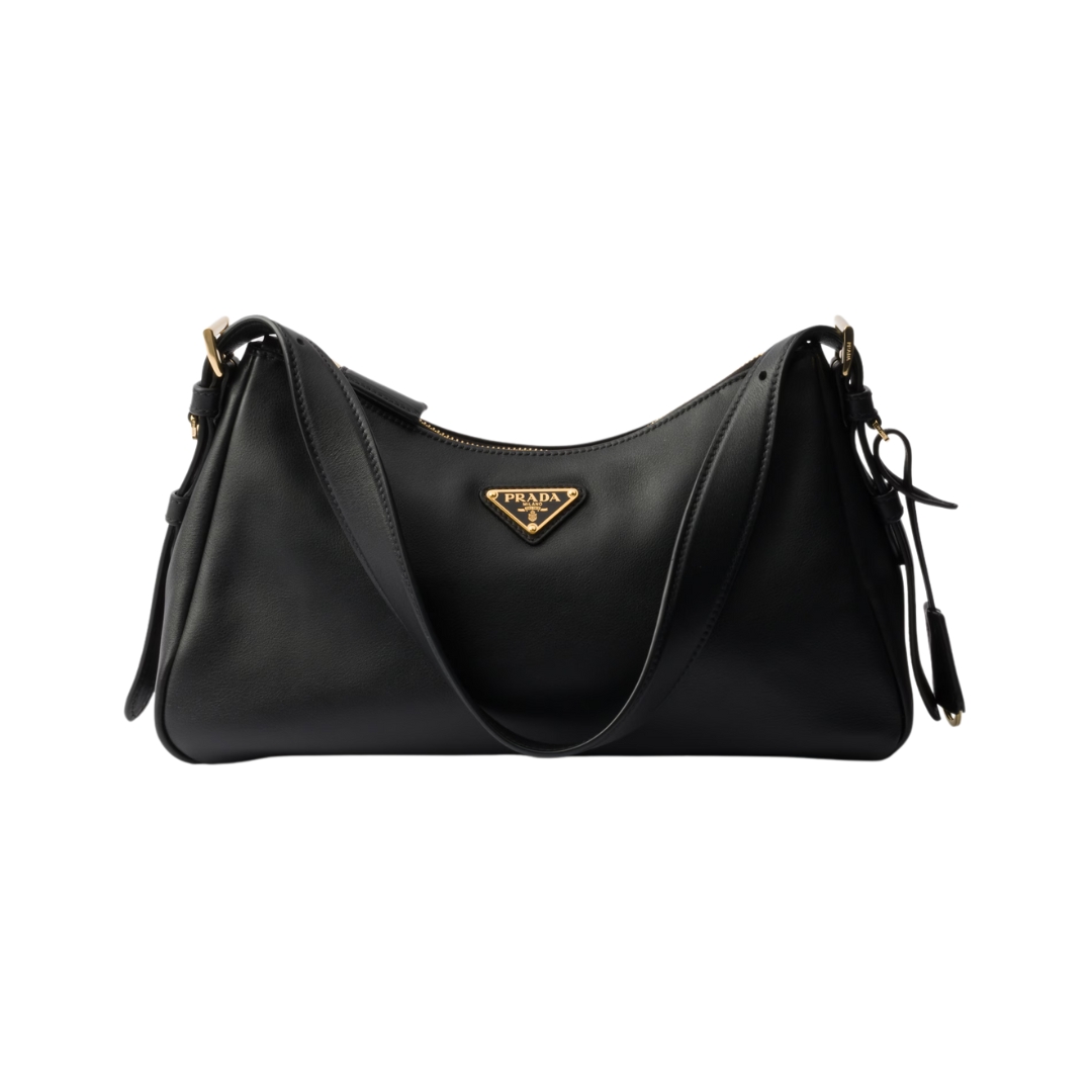 Aimée mittelgroße Lederschultertasche 18cm