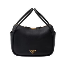 Darling Lederhandtasche in Schwarz 18cm
