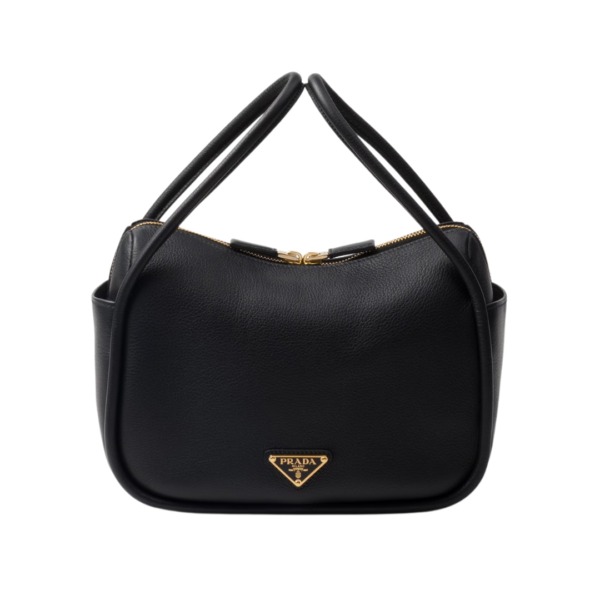 Darling Lederhandtasche in Schwarz 18cm
