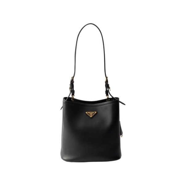 Die schwarze Ledertasche 22.5cm