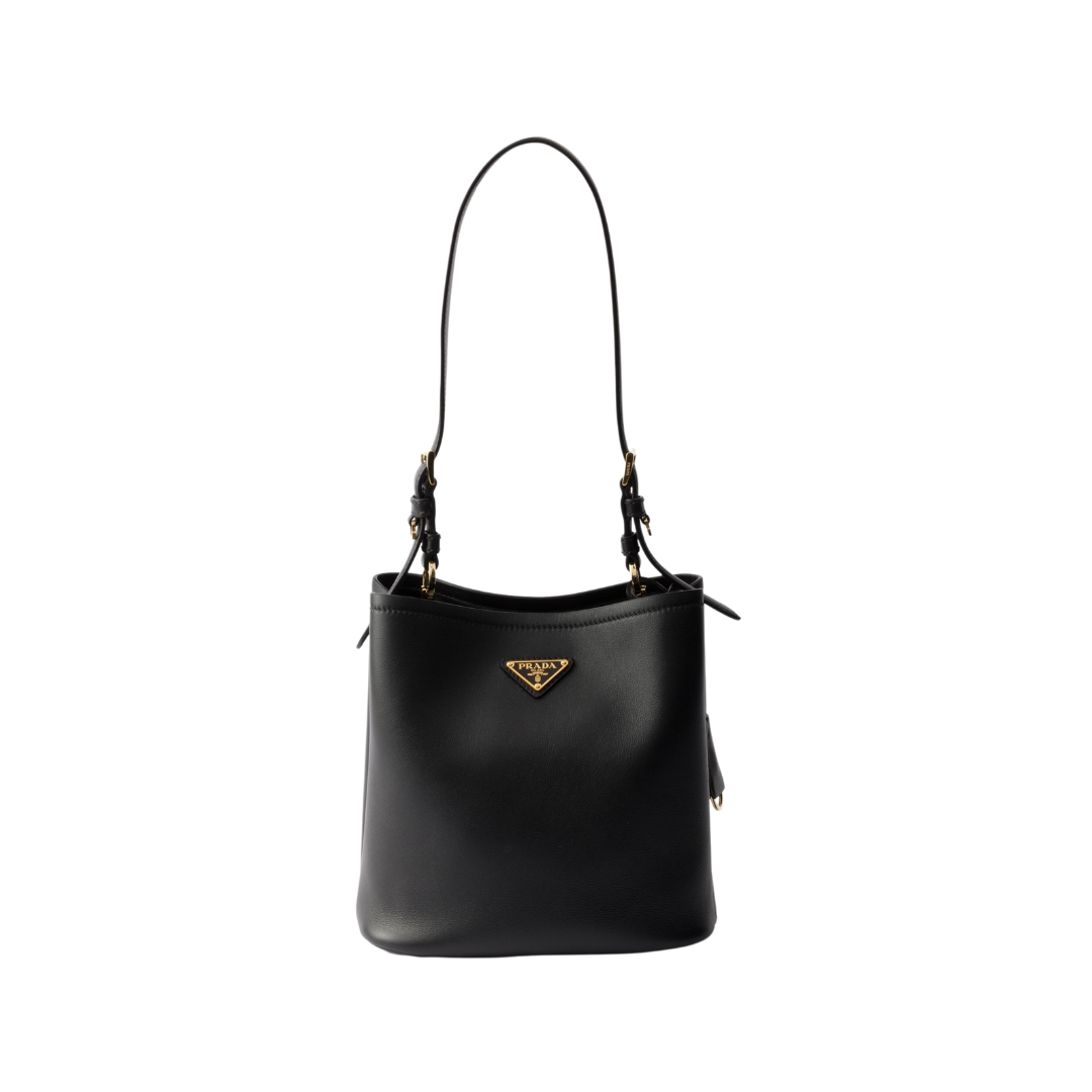 Die schwarze Ledertasche 22.5cm