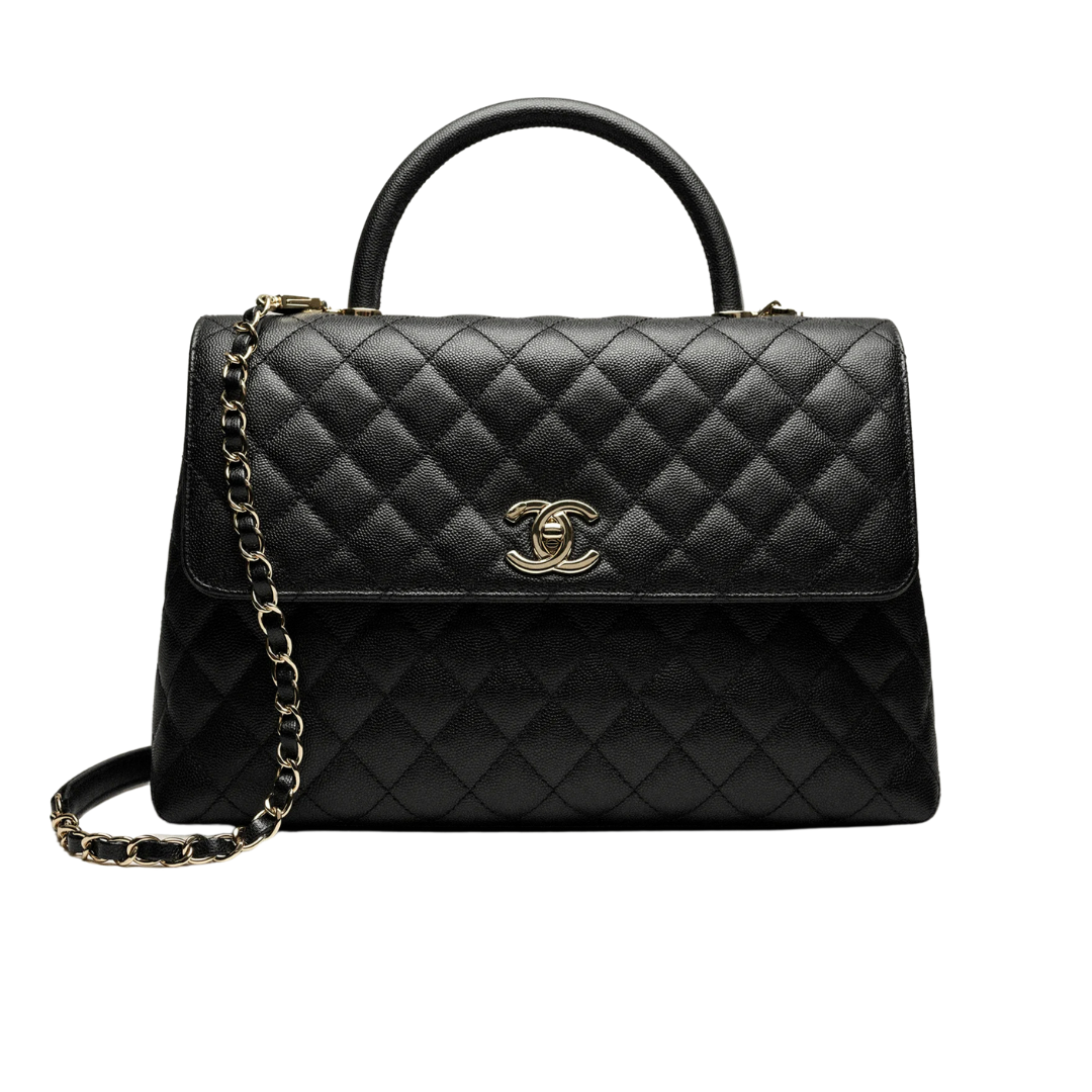 Maxi Flap Bag mit oberem Griff