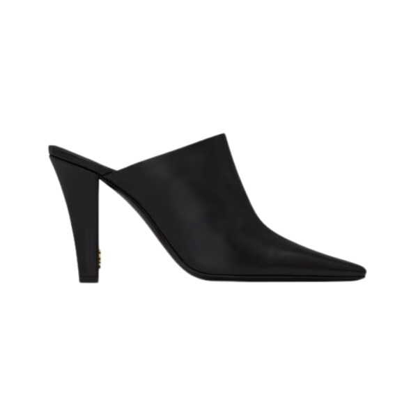 Jill Mules aus glattem Leder 9.5cm