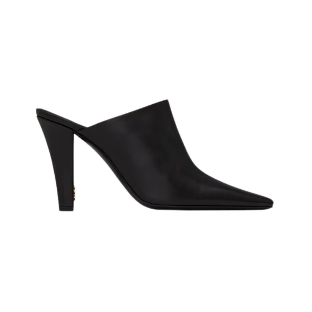Jill Mules aus glattem Leder 9.5cm