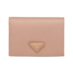 Kleine Saffiano-Leder-Geldbörse 11.2cm
