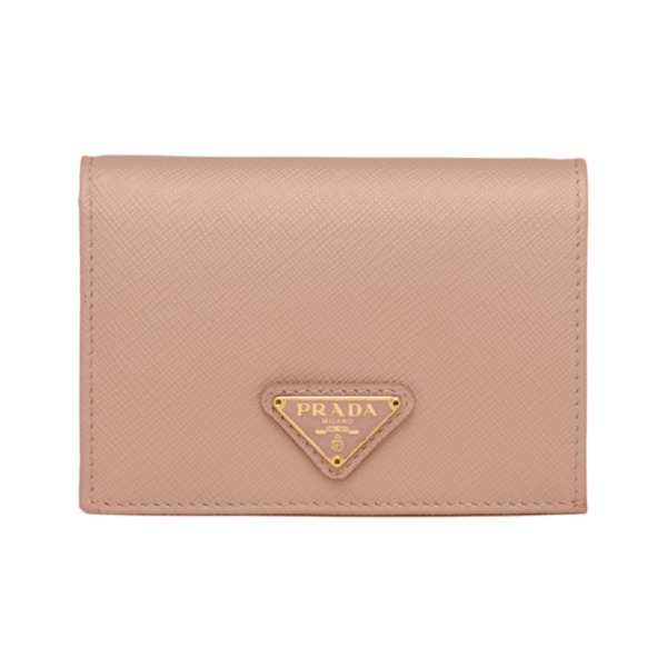 Kleine Saffiano-Leder-Geldbörse 11.2cm