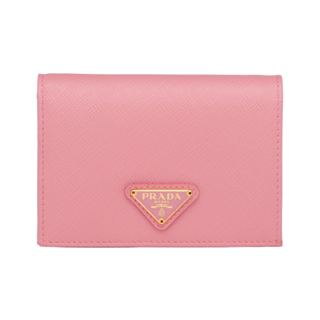 Kleine Saffiano-Leder in Blütenrosa 11.2cm