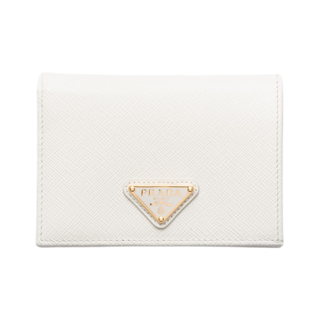 Kleine Saffiano-Leder  in Weiß 11.2cm